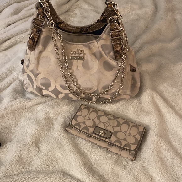 Coach Bags Coach Purse And Matching Wallet Set Poshmark